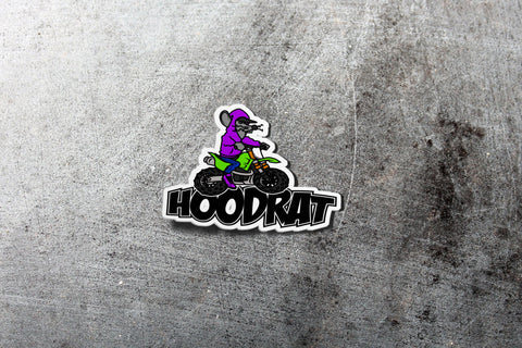 HOOD RAT ORIGINAL  4" Sticker Laminated