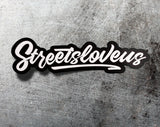 STREETSLOVEUS 2 pack (CLEAN CUT LOGO) 4" Laminated